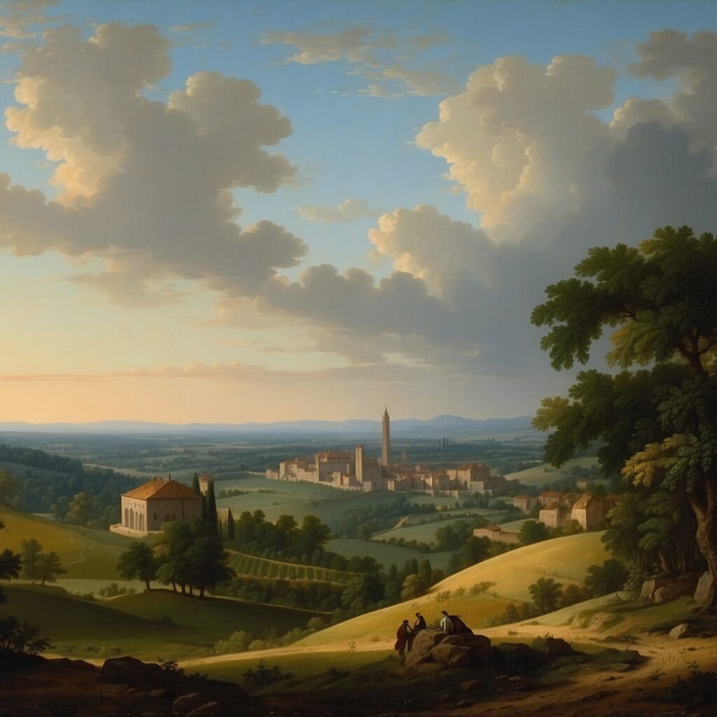 Leonardo Kino XL The countryside of the Renaissance Period in 3