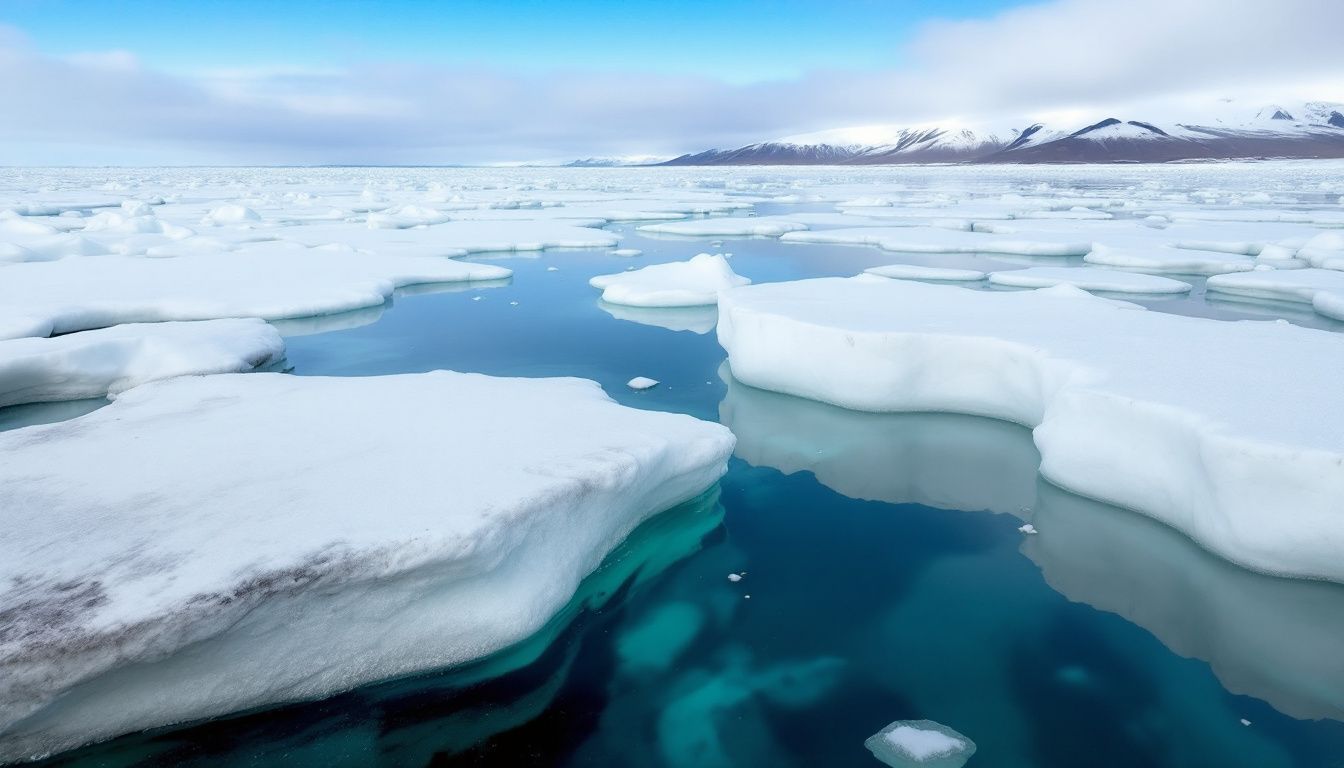 Melting Arctic ice threatens coastal wildlife and habitats.