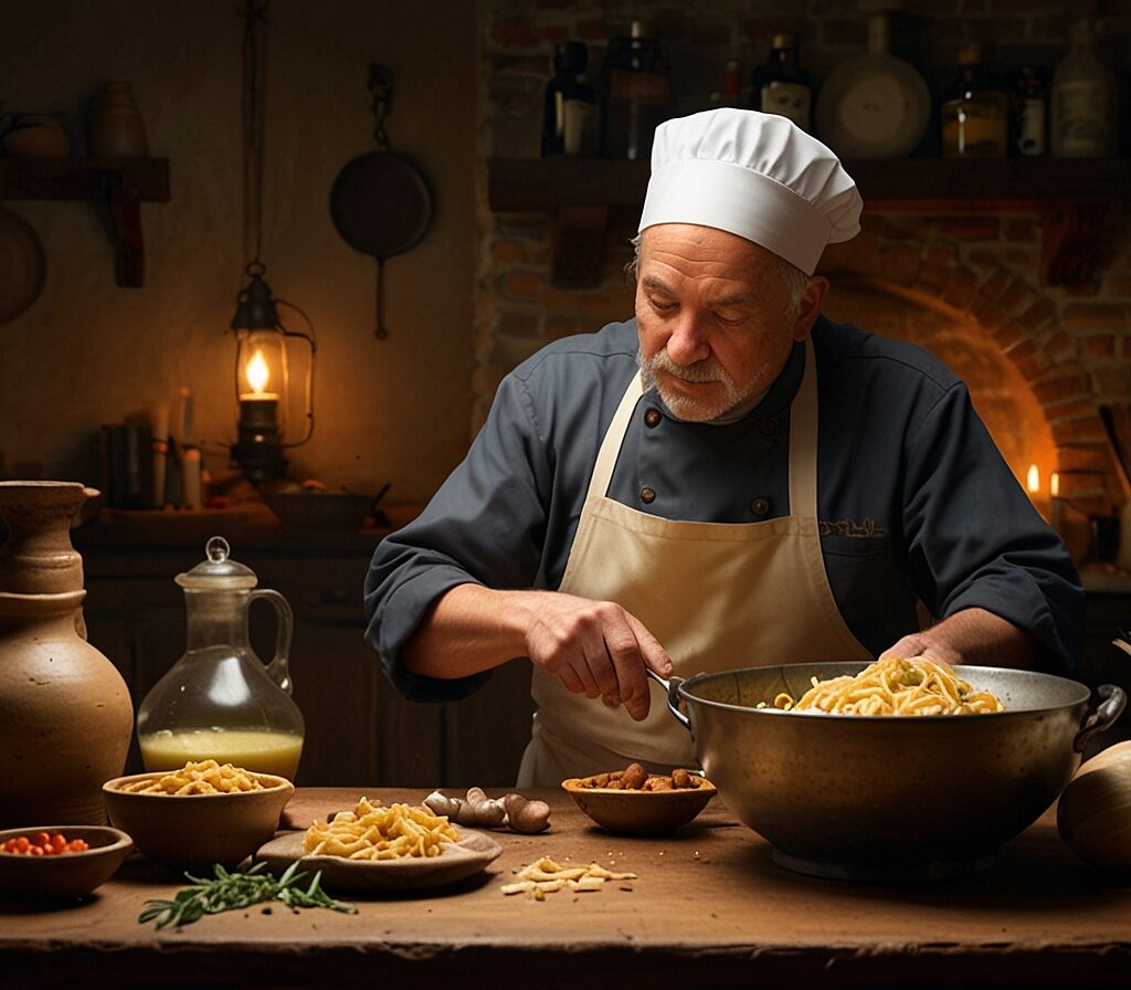 Italian cooking