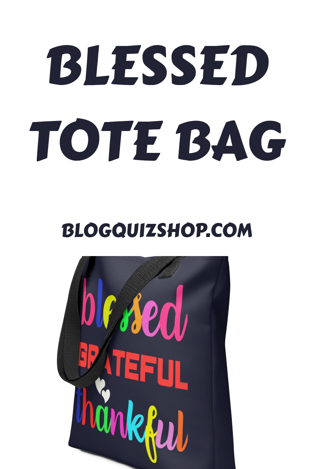 Blessed Tote Bag generated pin 8100