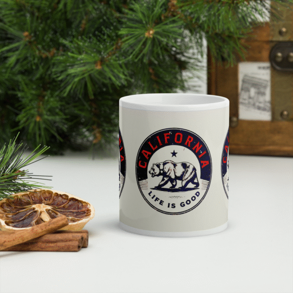 California White Ceramic Mug - Image 5