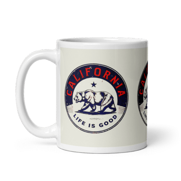 California White Ceramic Mug - Image 9