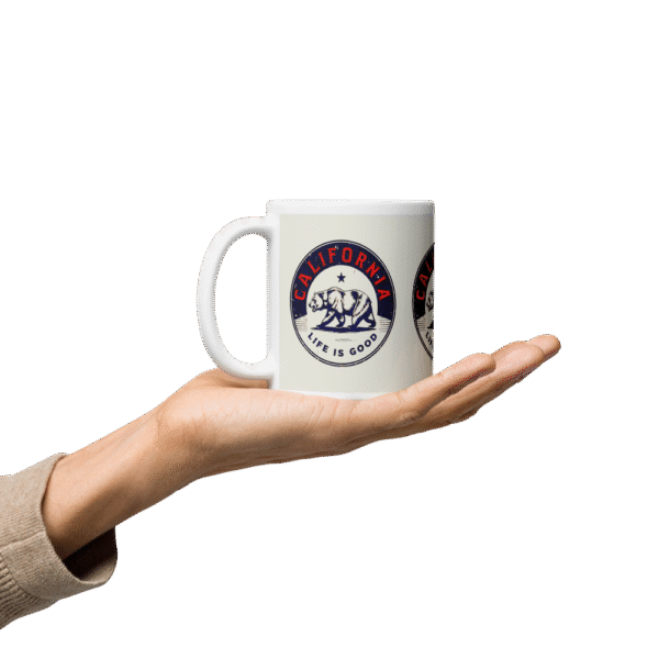 California White Ceramic Mug - Image 13
