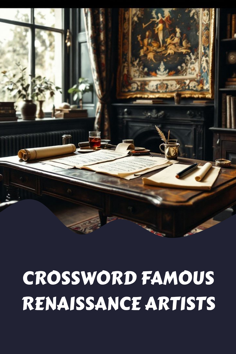 CROSSWORD Famous Renaissance Artists generated pin 5862