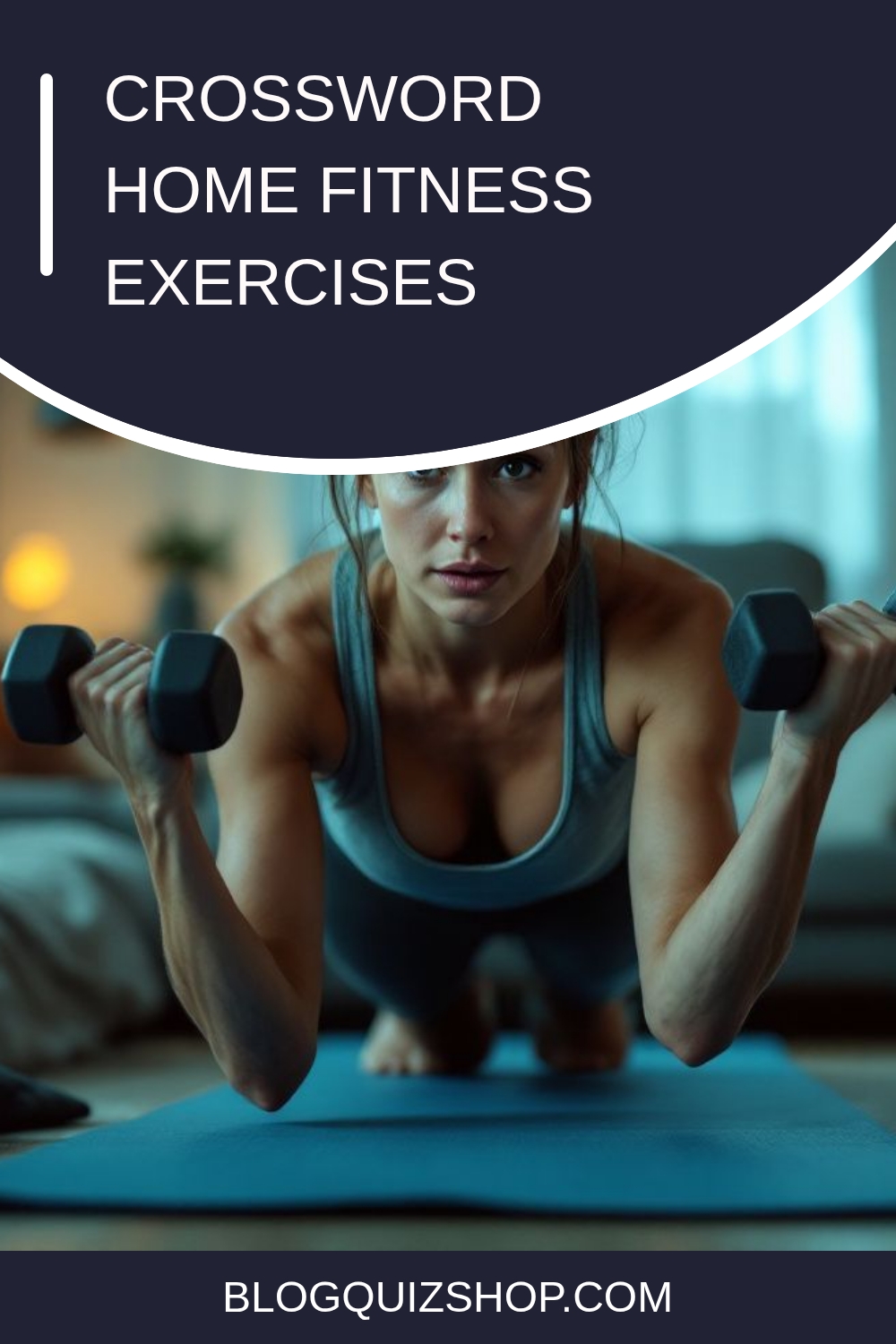 CROSSWORD Home Fitness Exercises generated pin 6899