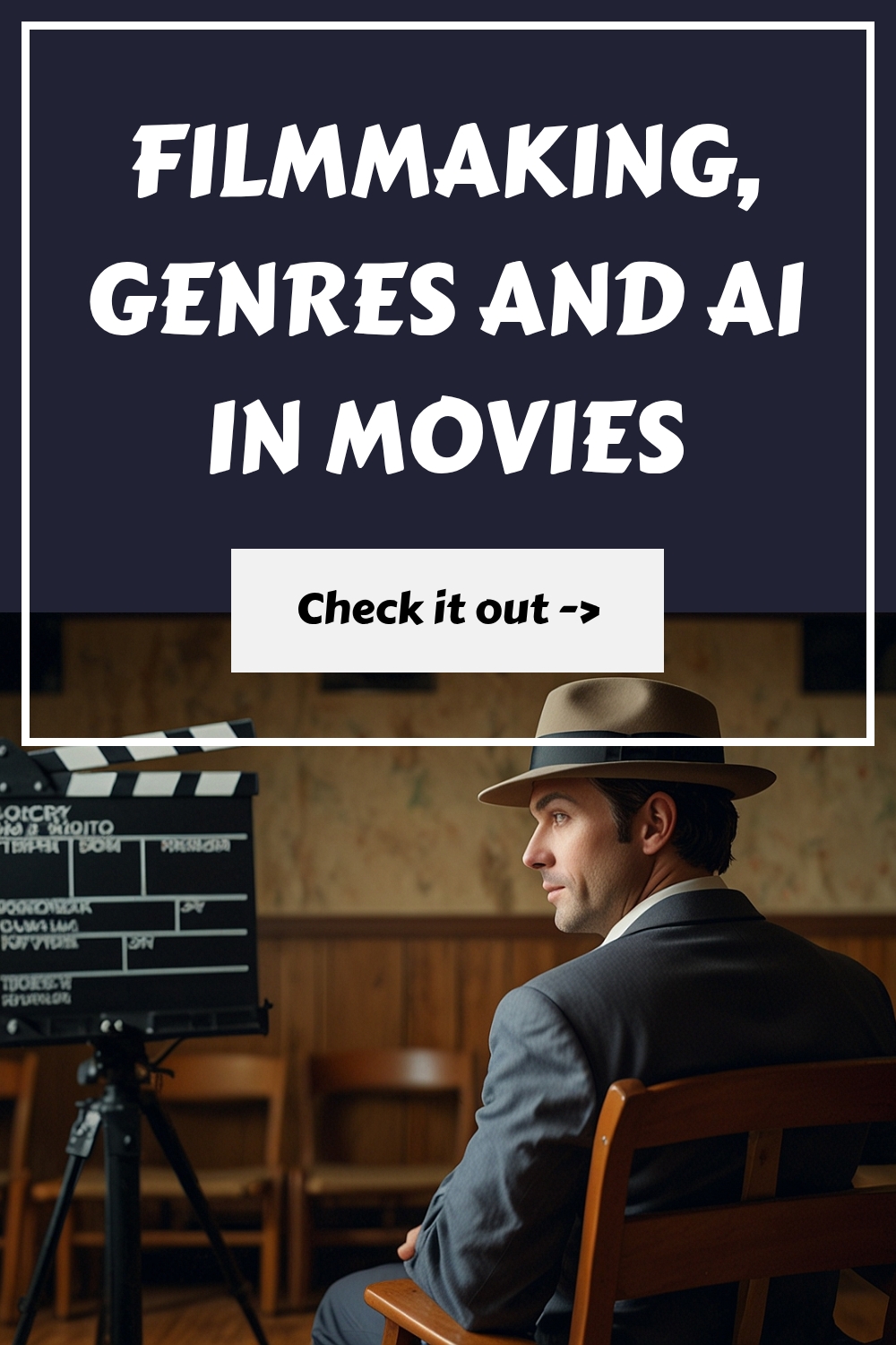 Filmmaking Genres and AI in Movies generated pin 4686 1