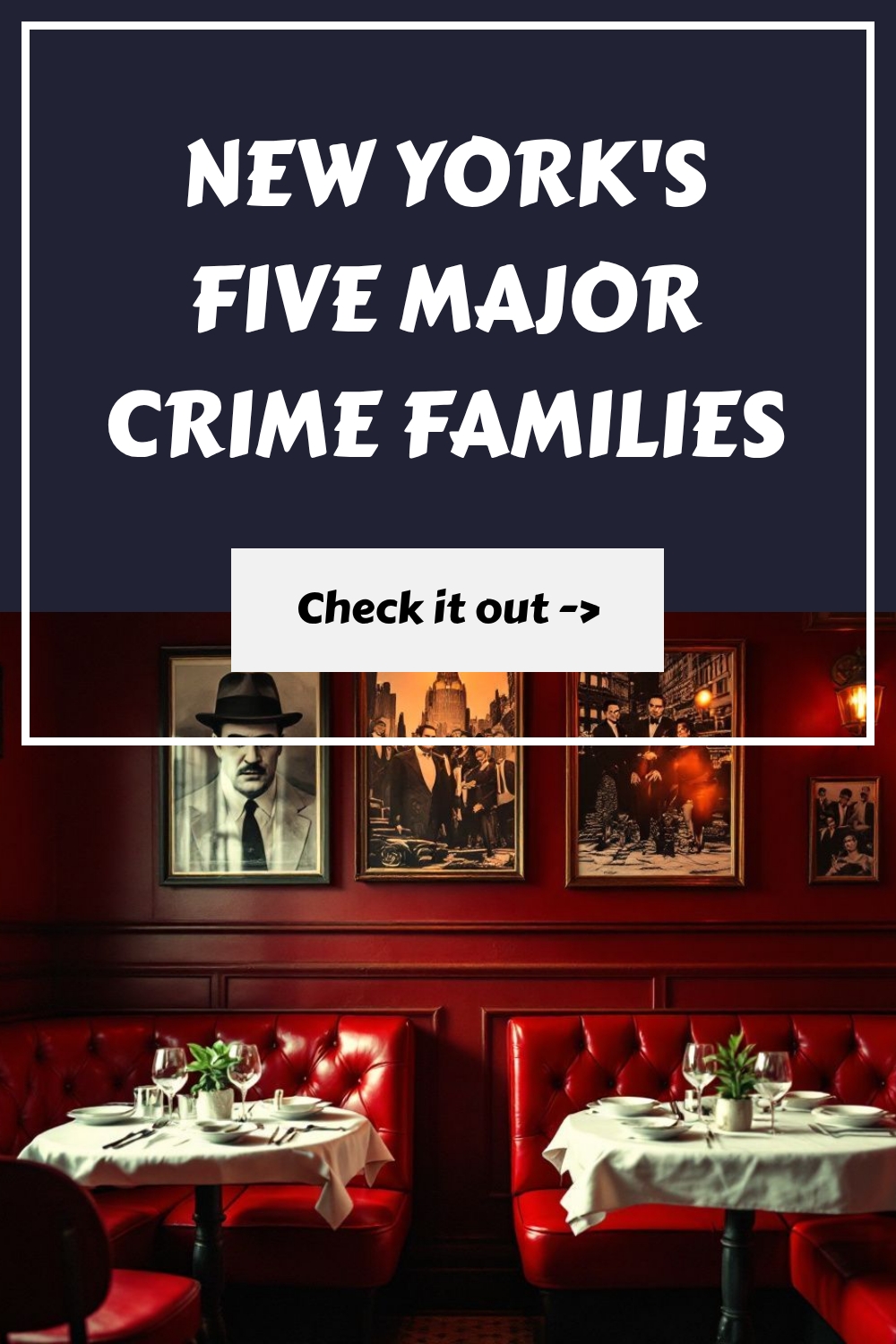 New Yorks Five Major Crime Families generated pin 11204