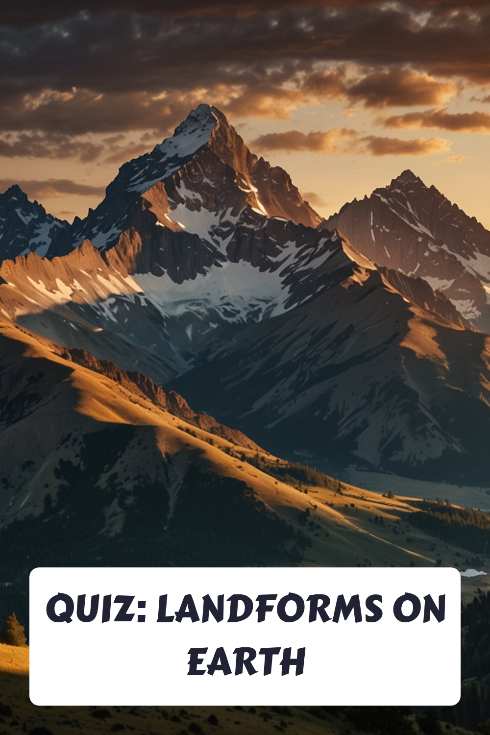 QUIZ Landforms on Earth generated pin 4833 1