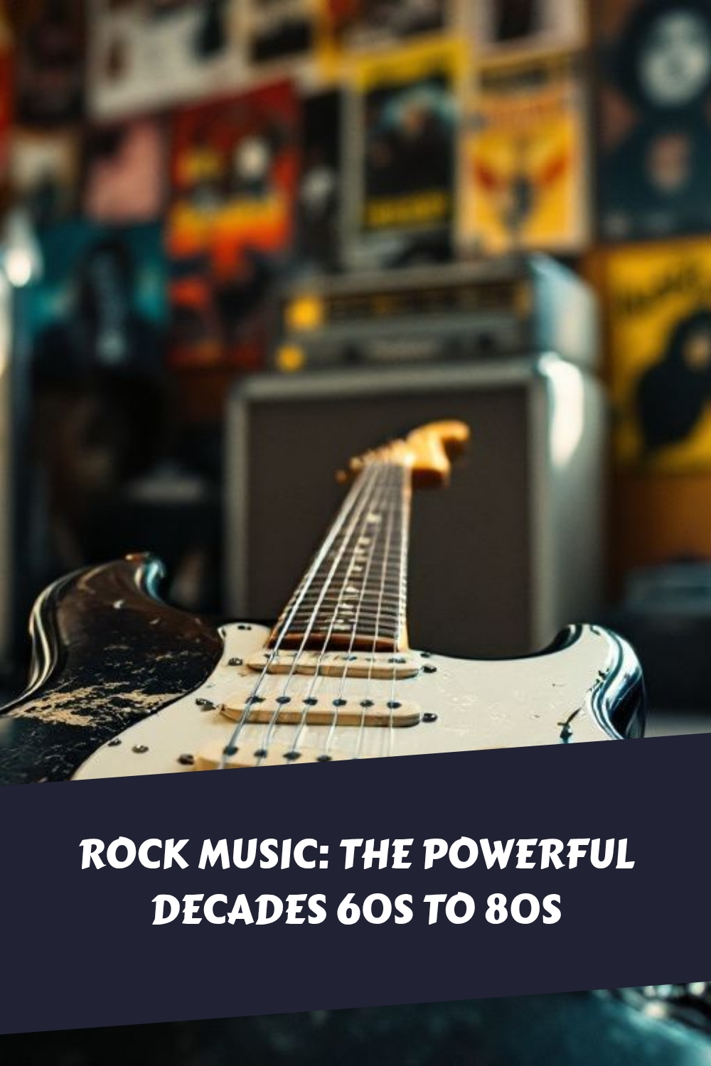 Rock Music The Powerful Decades 60s to 80s generated pin 5051