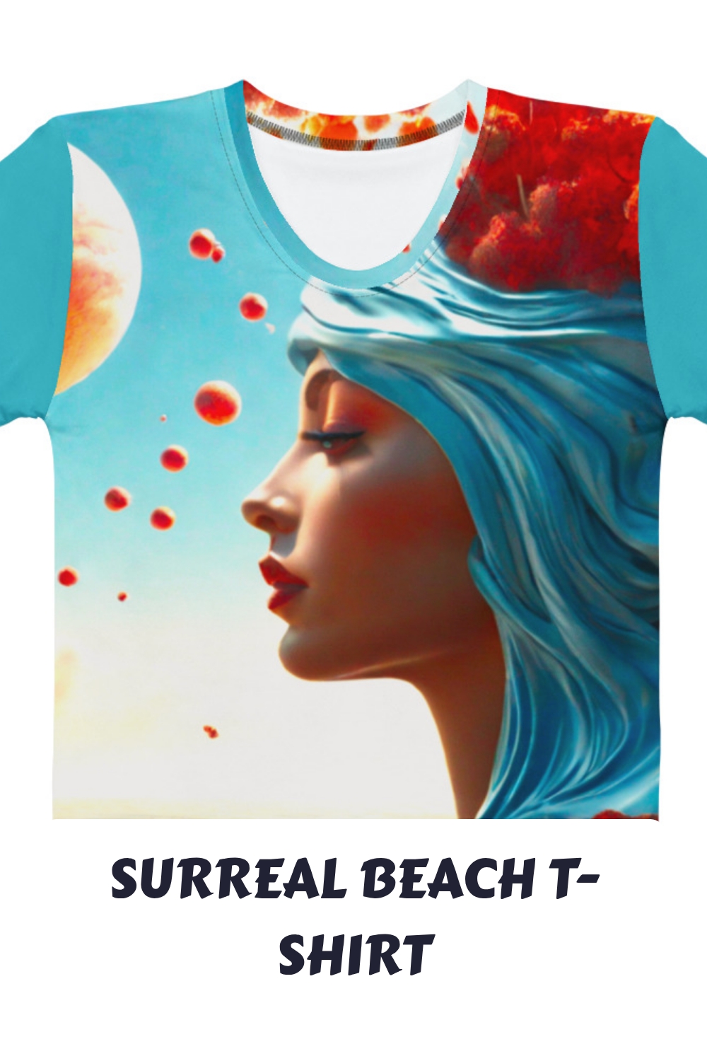 Surreal Beach T shirt generated pin 11311
