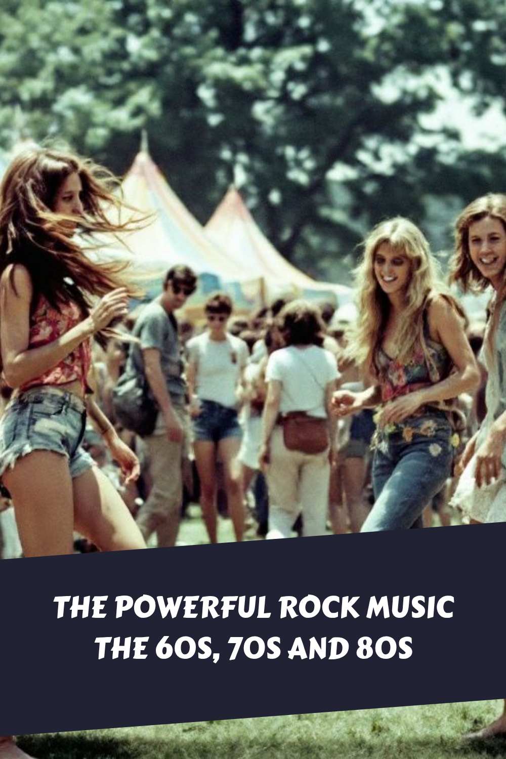 The Powerful Rock Music the 60s 70s and 80s generated pin 2913 1