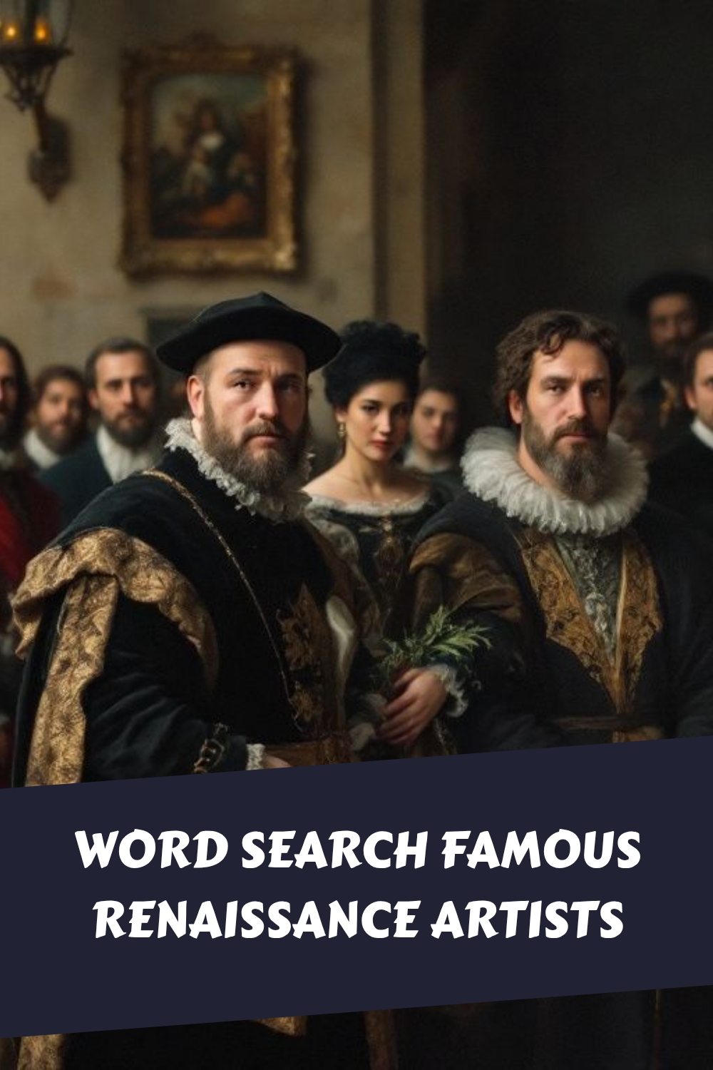 WORD SEARCH Famous Renaissance Artists generated pin 5865
