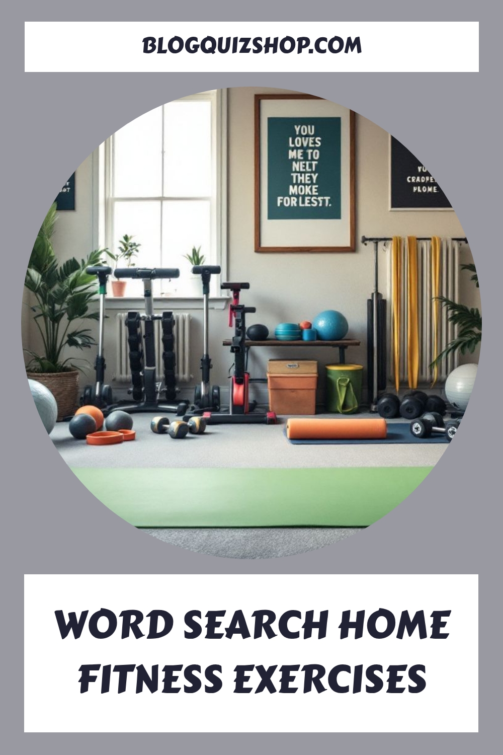 WORD SEARCH Home Fitness Exercises generated pin 6912