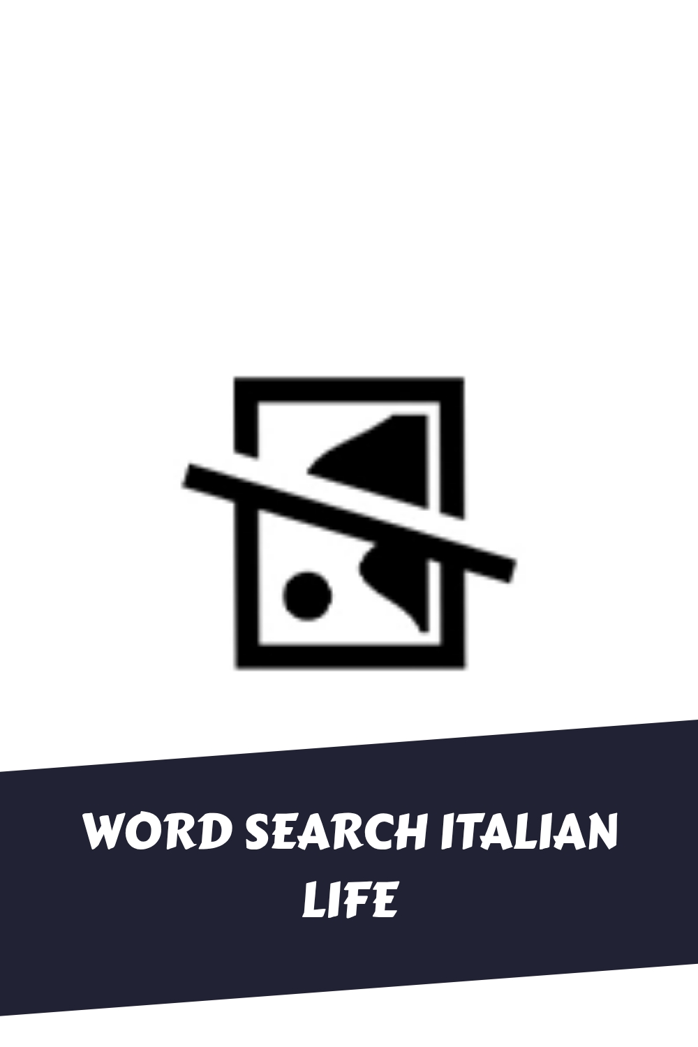 WORD SEARCH Italian Life generated pin 4472