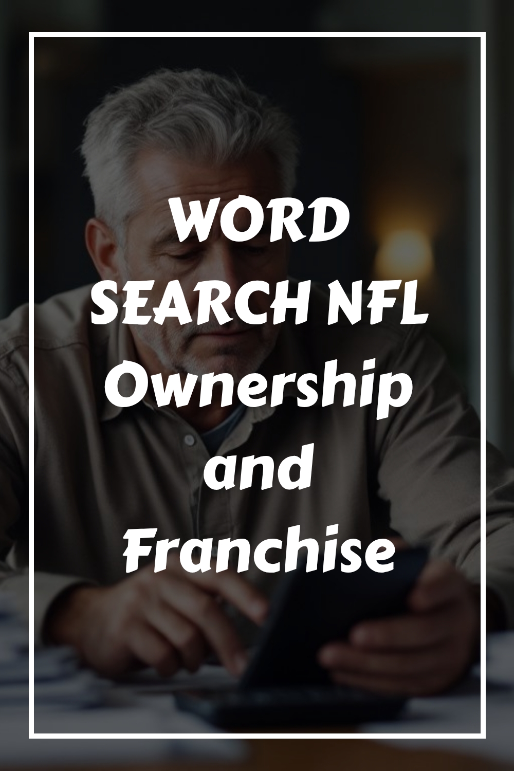 WORD SEARCH NFL Ownership and Franchise generated pin 7273 1