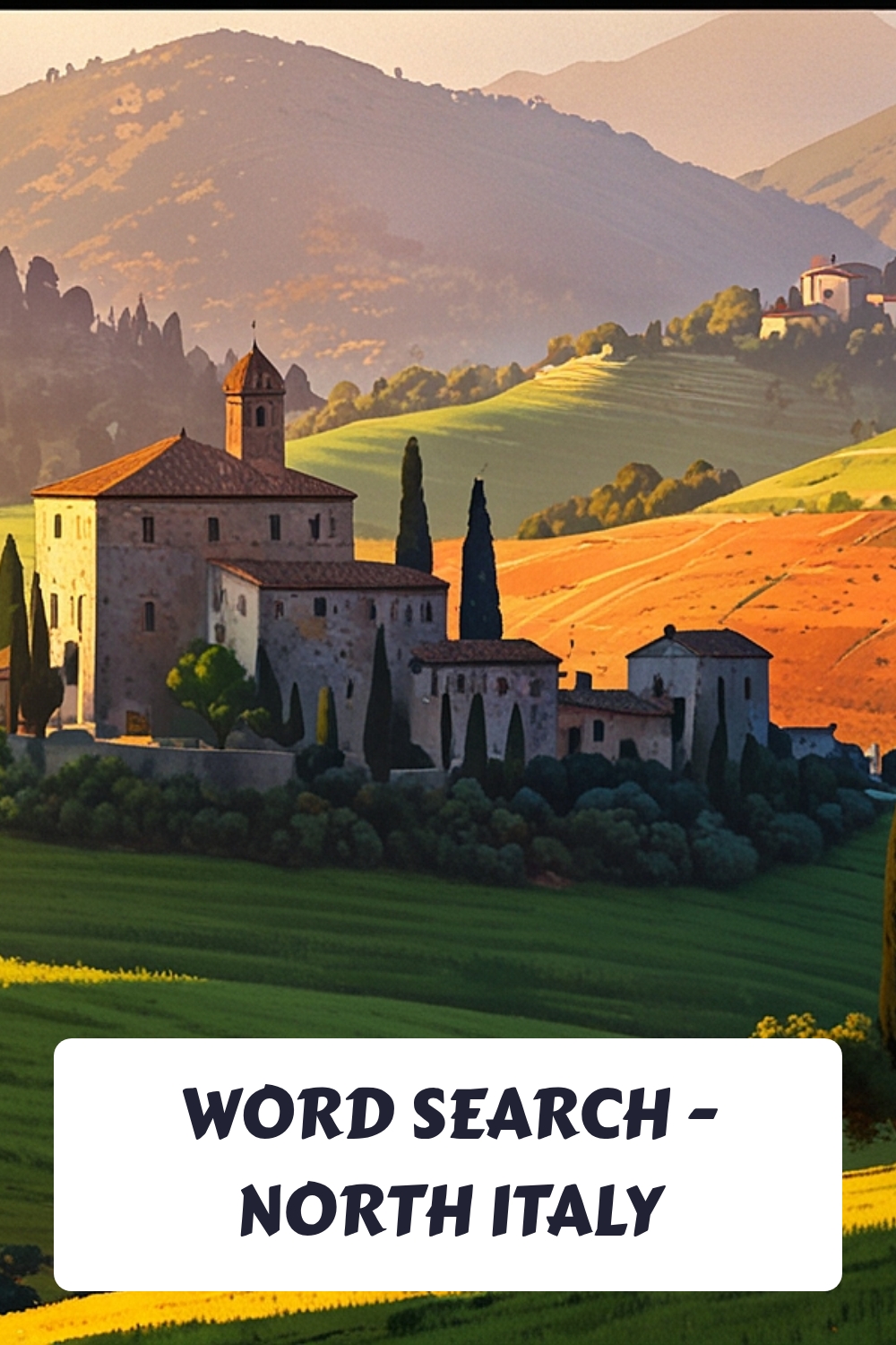 WORD SEARCH North Italy generated pin 3825