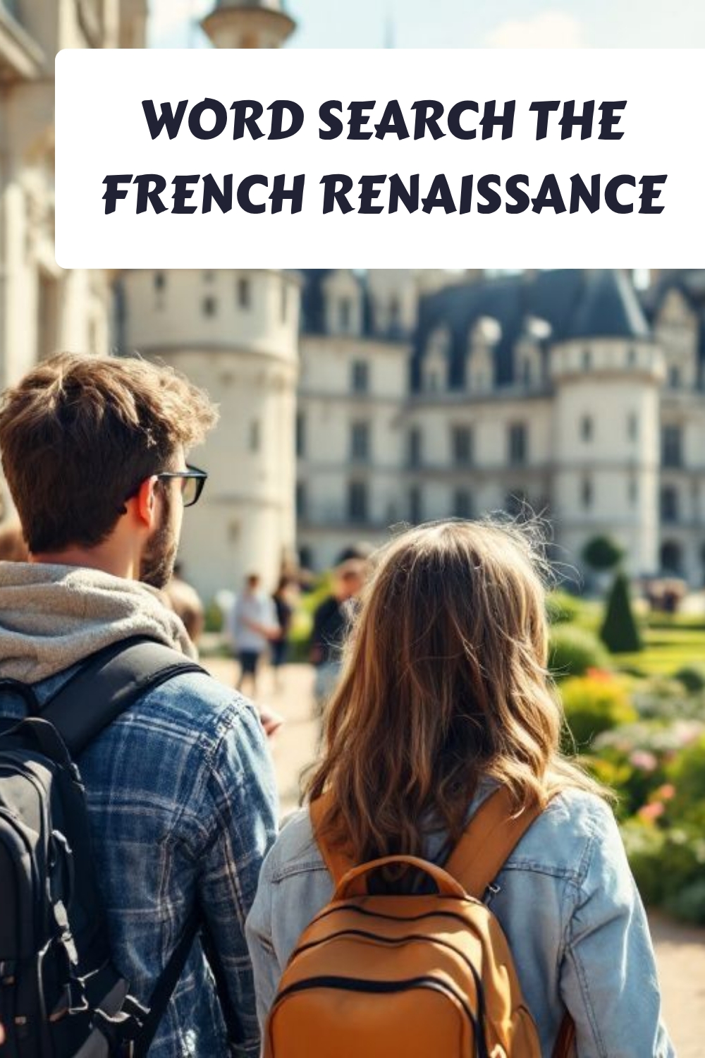 WORD SEARCH The French Renaissance generated pin 5837