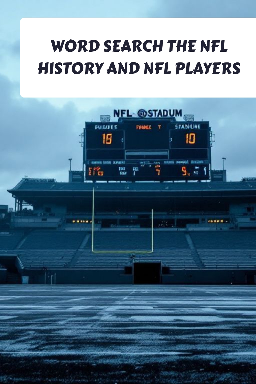 WORD SEARCH The NFL History and NFL Players generated pin 7152