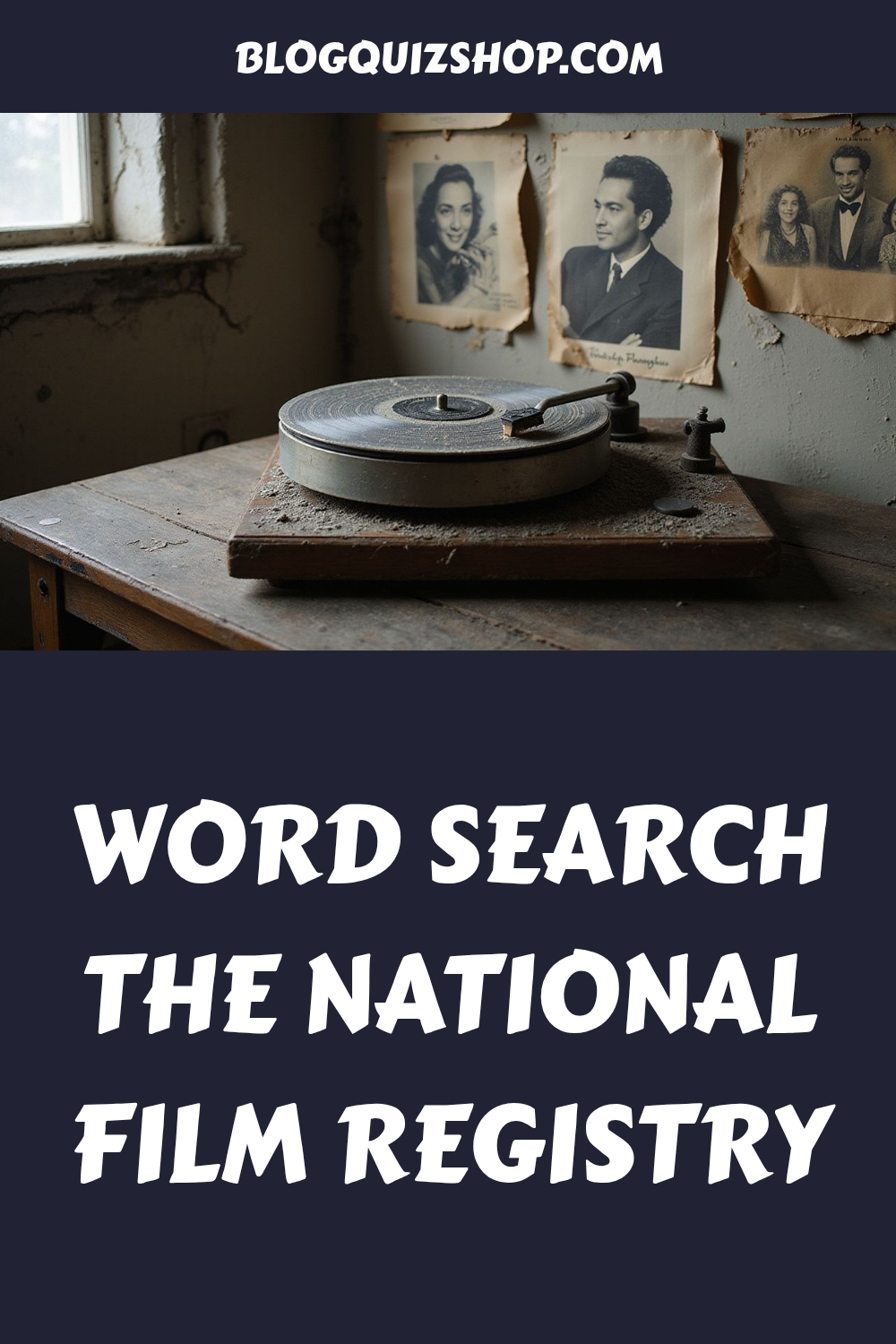 WORD SEARCH The National Film Registry generated pin 8924