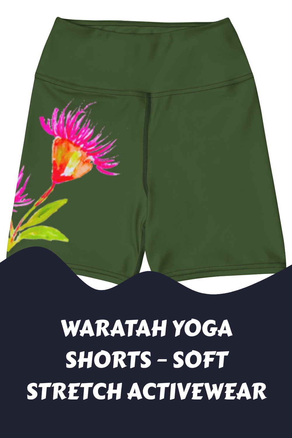 Waratah Yoga Shorts – Soft Stretch Activewear generated pin 11403 1