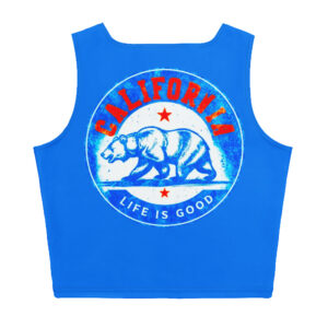 California Blue Crop Top