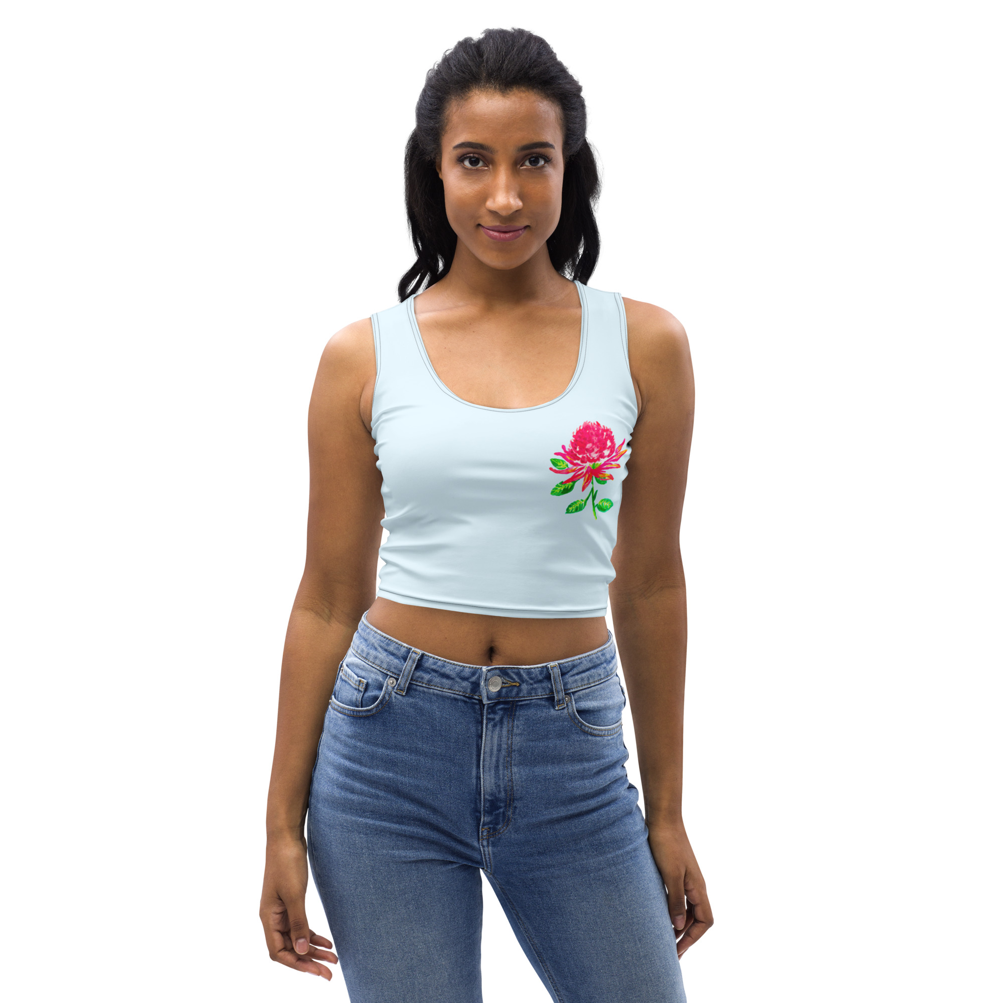 Waratah Crop Top – Symbol of Strength & Beauty 6 Waratah Crop Top – Symbol of Strength & Beauty - Image 6
