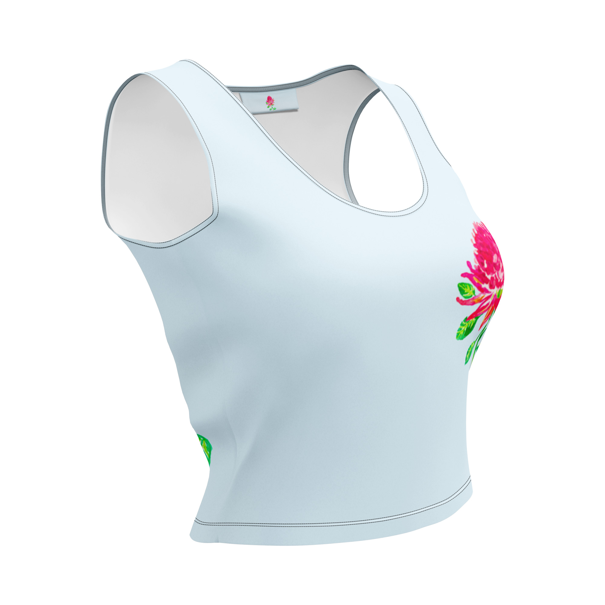 Waratah Crop Top – Symbol of Strength & Beauty 8 Waratah Crop Top – Symbol of Strength & Beauty - Image 8