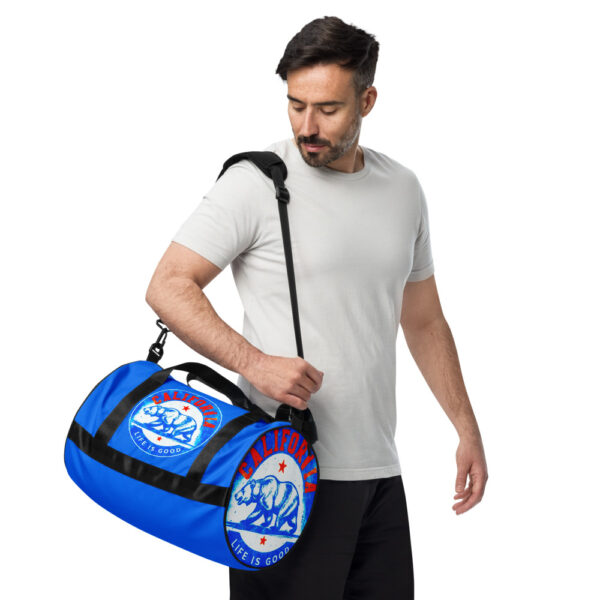 California Mid Blue Gym Bag - Image 8