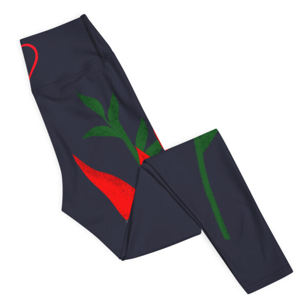 Desert Pea Yoga Leggings - Image 6