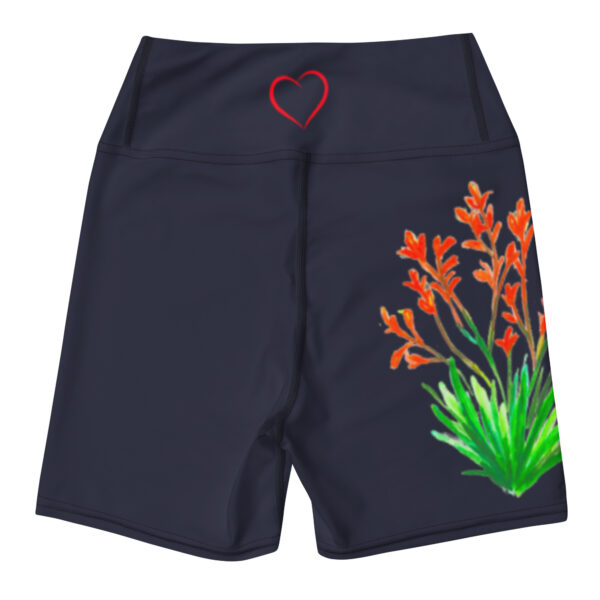 Bush Flower Yoga Shorts - Image 2