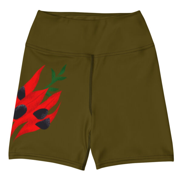 Desert Pea Yoga Shorts