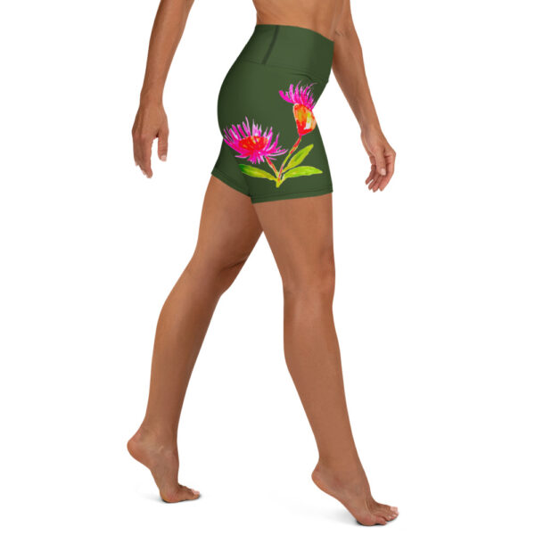 Waratah Yoga Shorts – Soft Stretch Activewear - Image 4