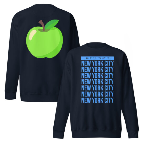 NYC Sweatshirt mid Blue - Image 2