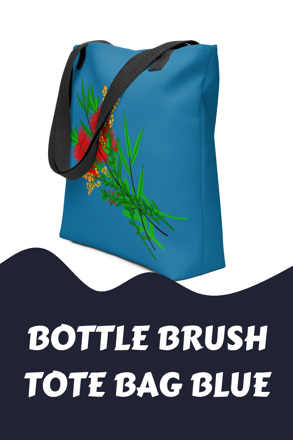 Bottle Brush Tote Bag Blue – Australian Wildflower Design 13 Bottle Brush Tote Bag Blue generated pin 11488