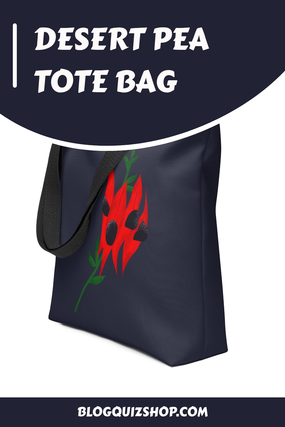 Desert Pea Tote Bag generated pin 11481