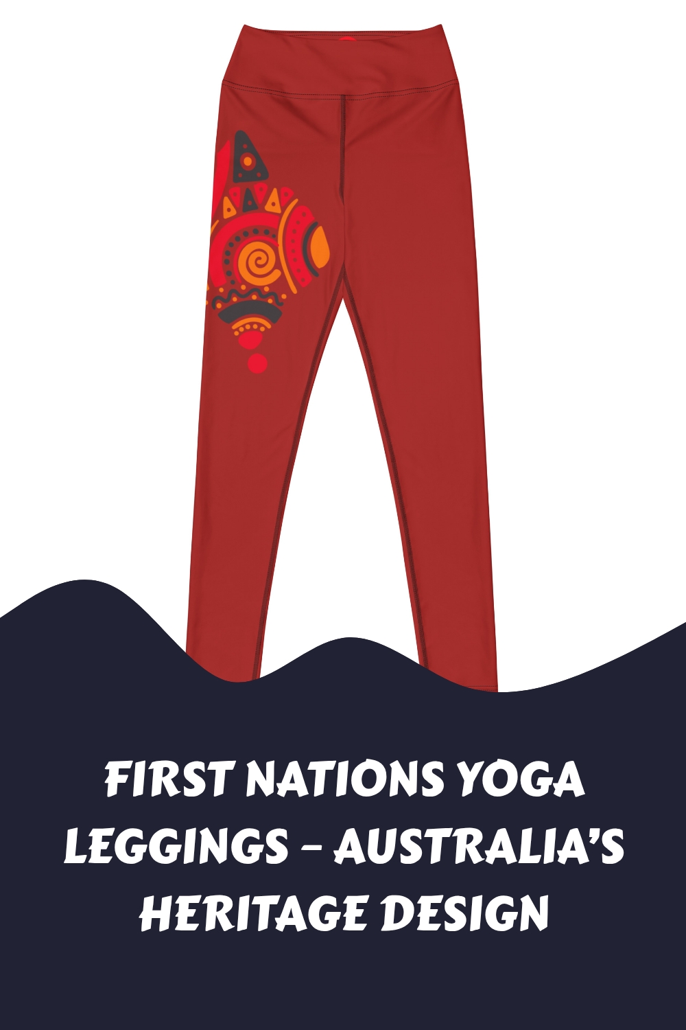 First Nations Yoga Leggings – Australias Heritage Design generated pin 11616 1