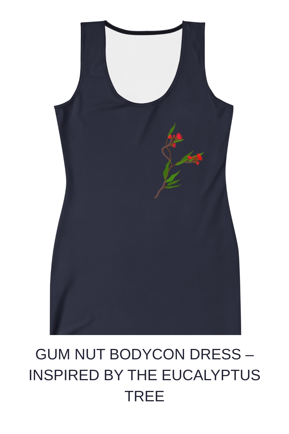 Gum Nut Bodycon Dress – Inspired by the Eucalyptus Tree generated pin 11572