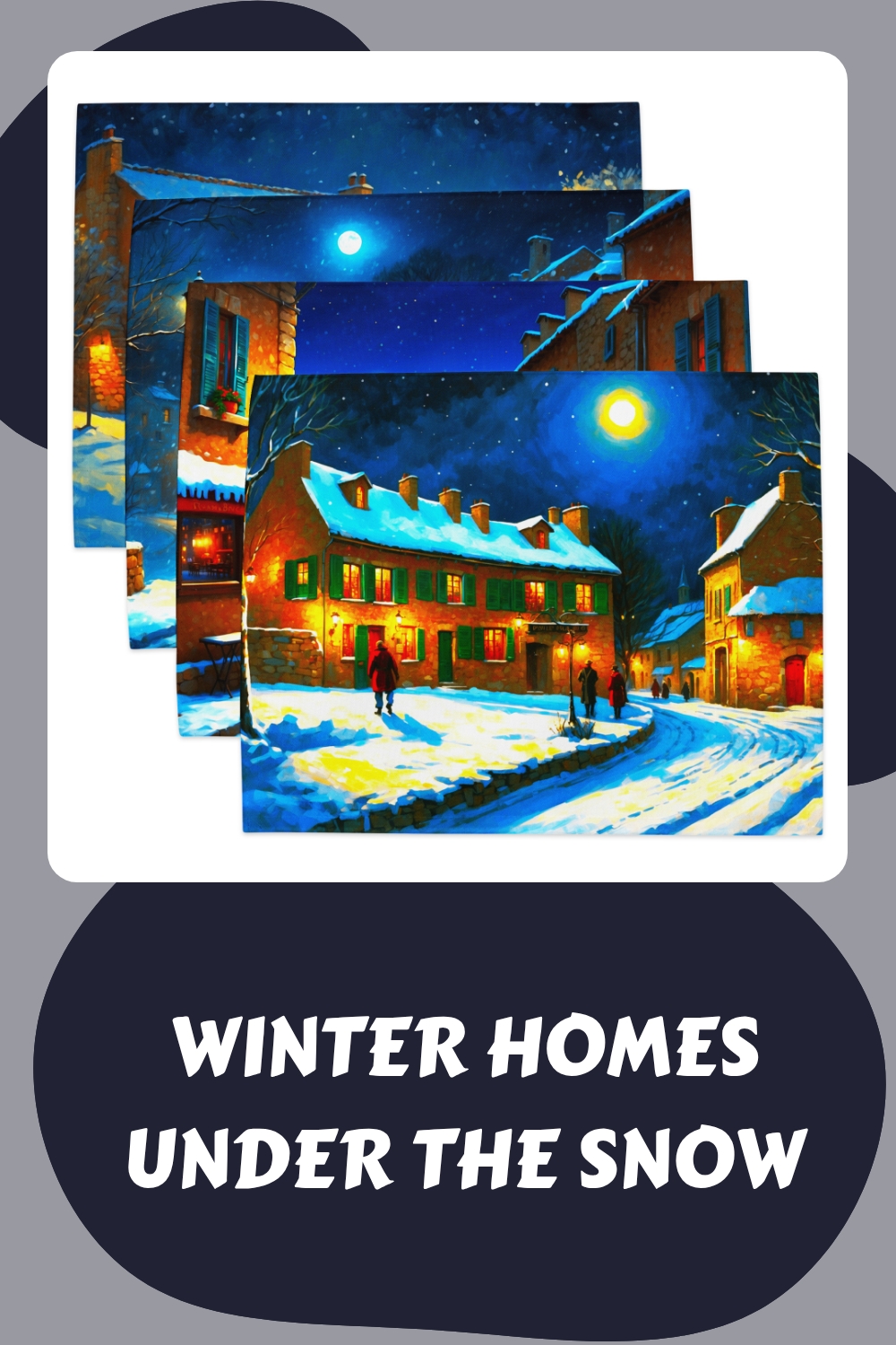 Winter Homes Under the Snow generated pin 12231
