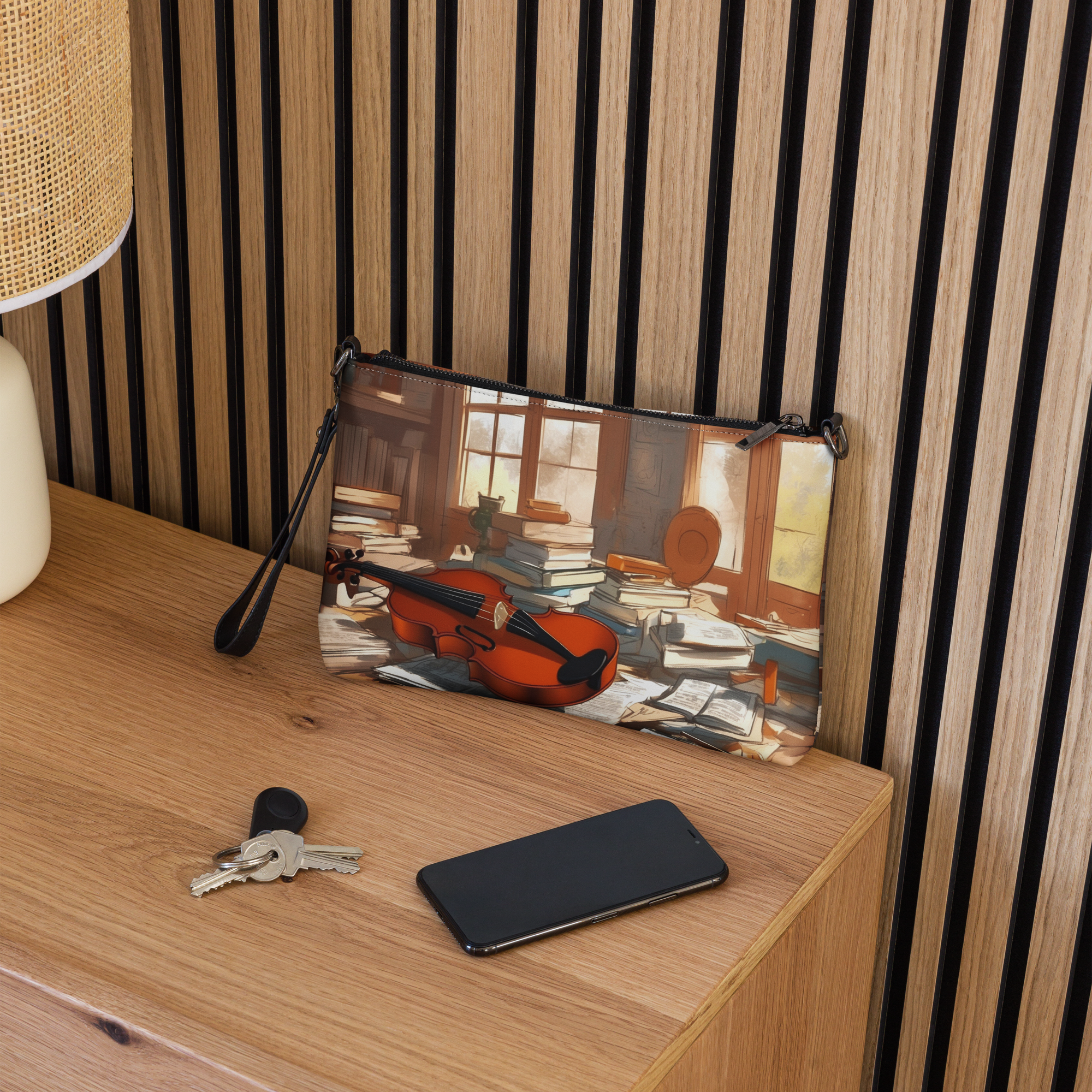 Music Lives Crossbody Bag – Abstract Art Design 8 Music Lives Crossbody Bag – Abstract Art Design - Image 8