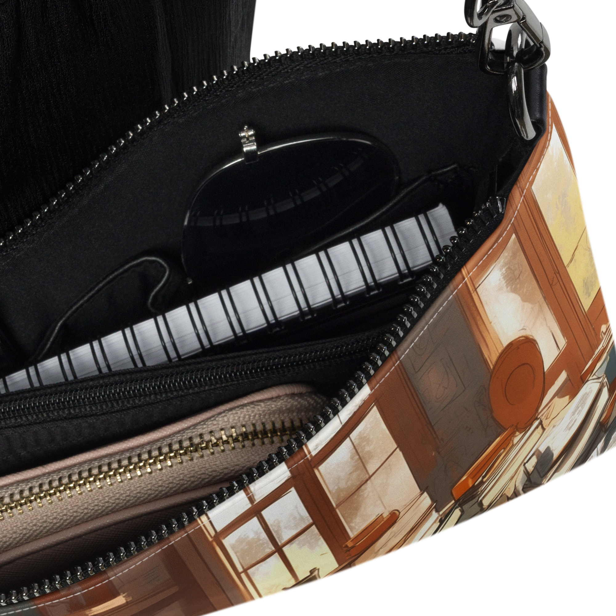 Music Lives Crossbody Bag – Abstract Art Design 7 Music Lives Crossbody Bag – Abstract Art Design - Image 7