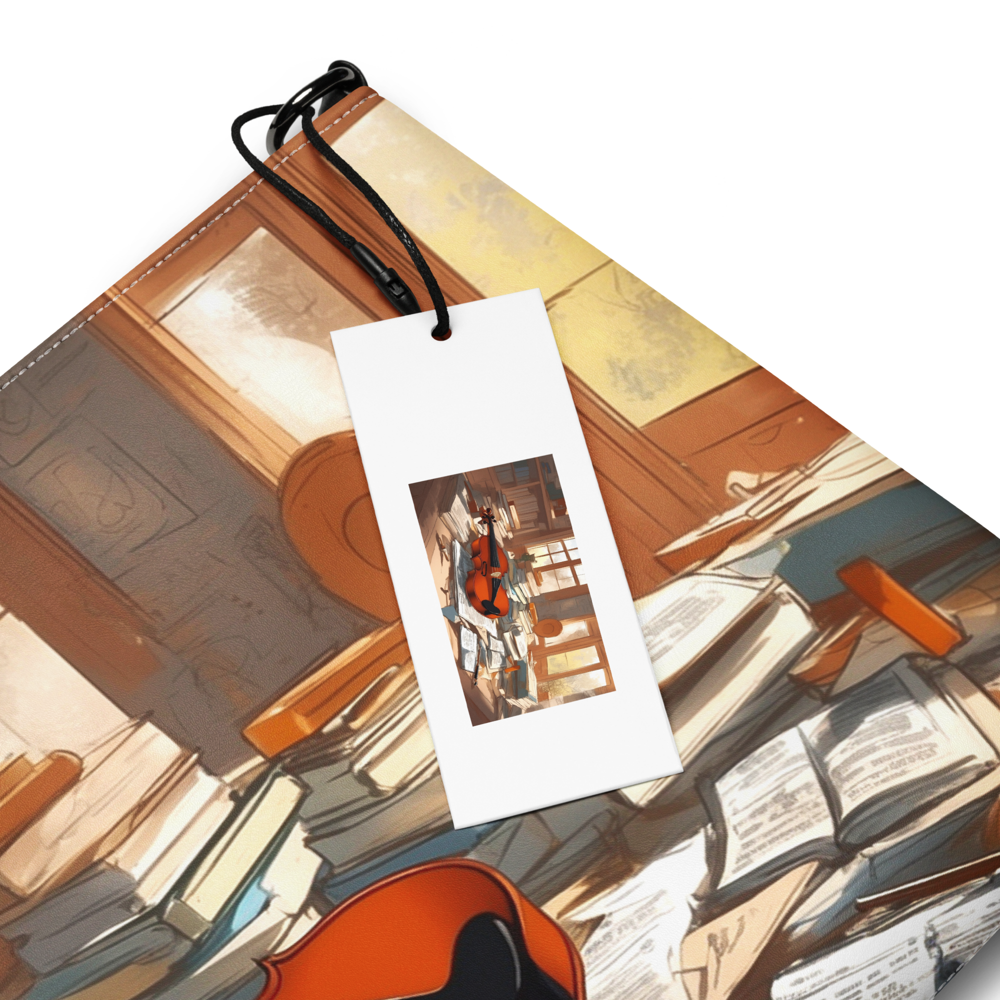 Music Lives Crossbody Bag – Abstract Art Design 6 Music Lives Crossbody Bag – Abstract Art Design - Image 6