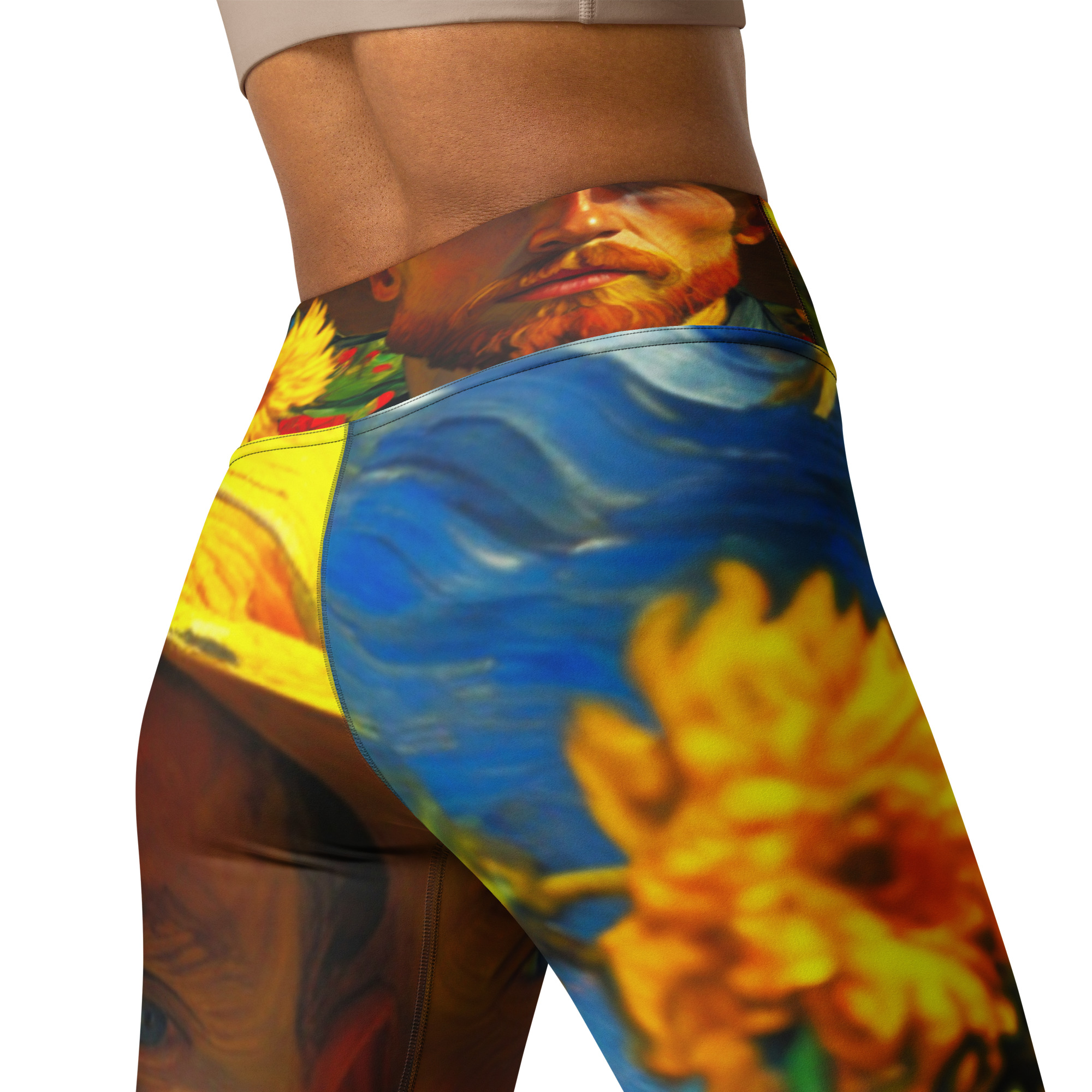 Sunflowers in Summer – Vibrant Yoga Leggings 7 Sunflowers in Summer