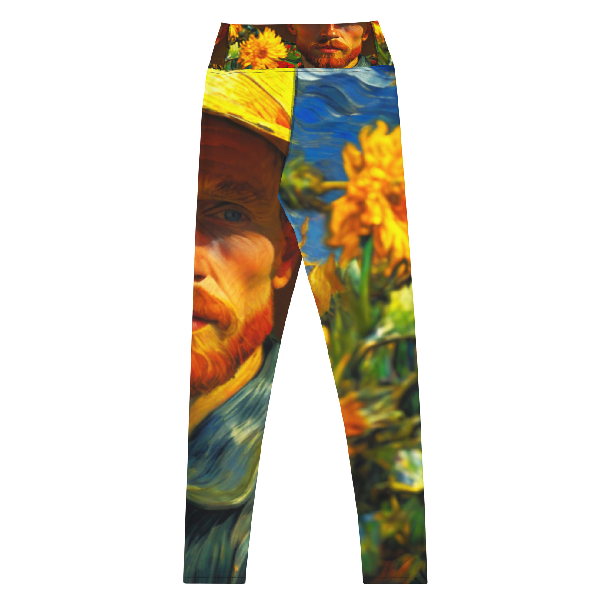 Sunflowers in Summer – Vibrant Yoga Leggings 2 Sunflowers in Summer – Vibrant Yoga Leggings - Image 2