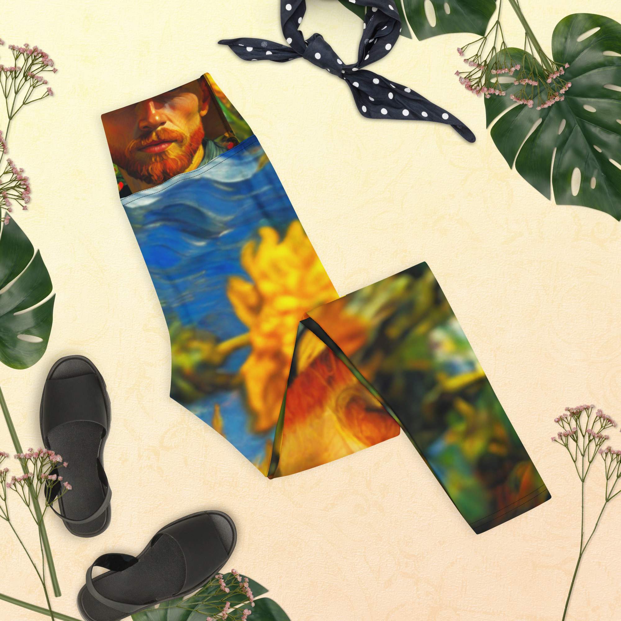 Sunflowers in Summer – Vibrant Yoga Leggings 12 Sunflowers in Summer – Vibrant Yoga Leggings - Image 12
