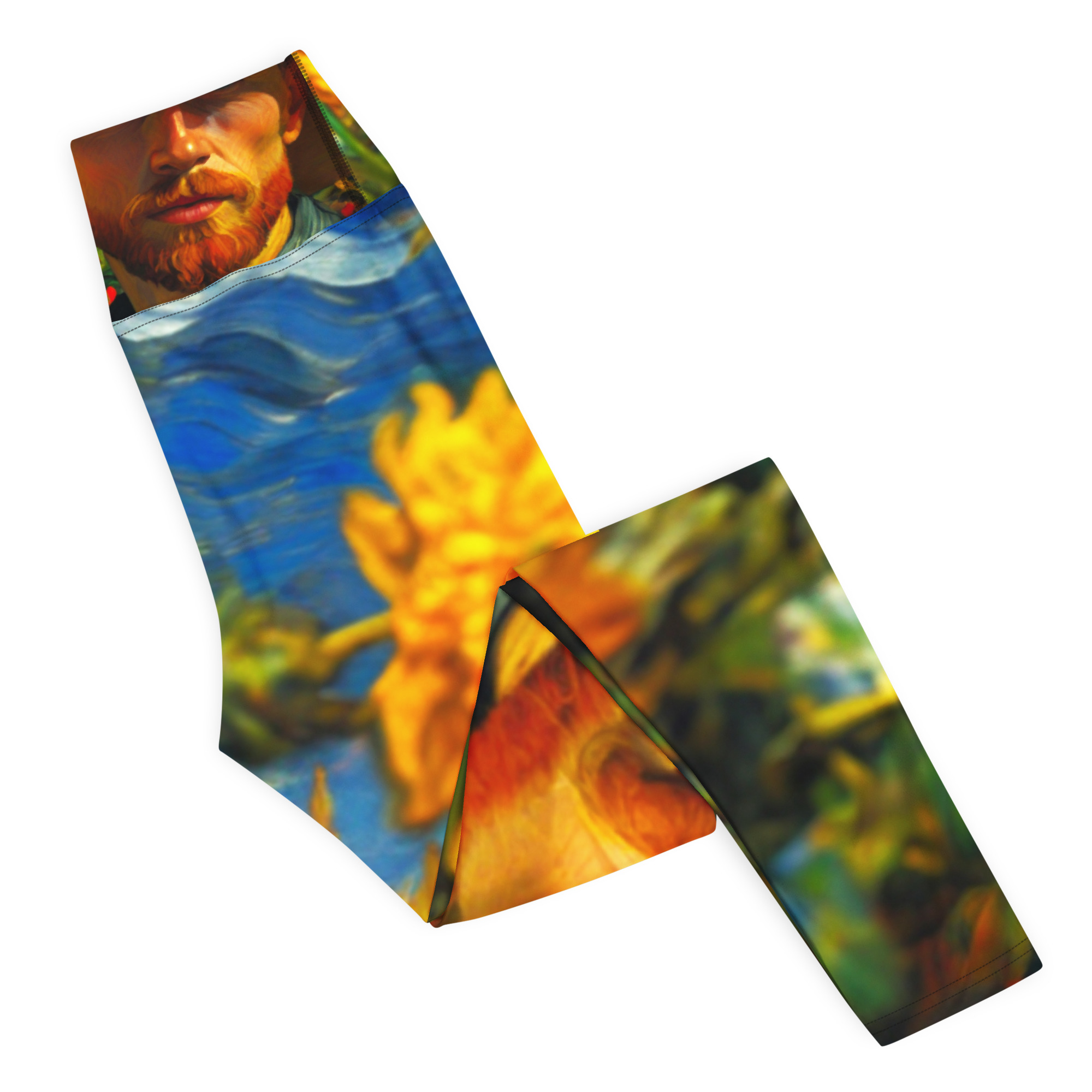 Sunflowers in Summer – Vibrant Yoga Leggings 6 Sunflowers in Summer – Vibrant Yoga Leggings - Image 6