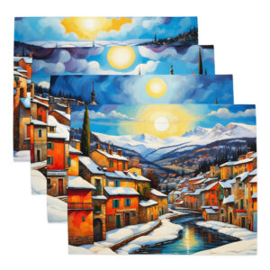 Snow in the French Alps