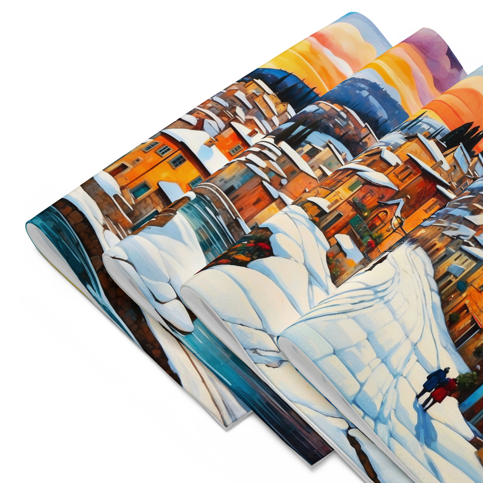 French Villages in Winter – Elegant Placemat Set 10 French Villages in Winter – Elegant Placemat Set - Image 10