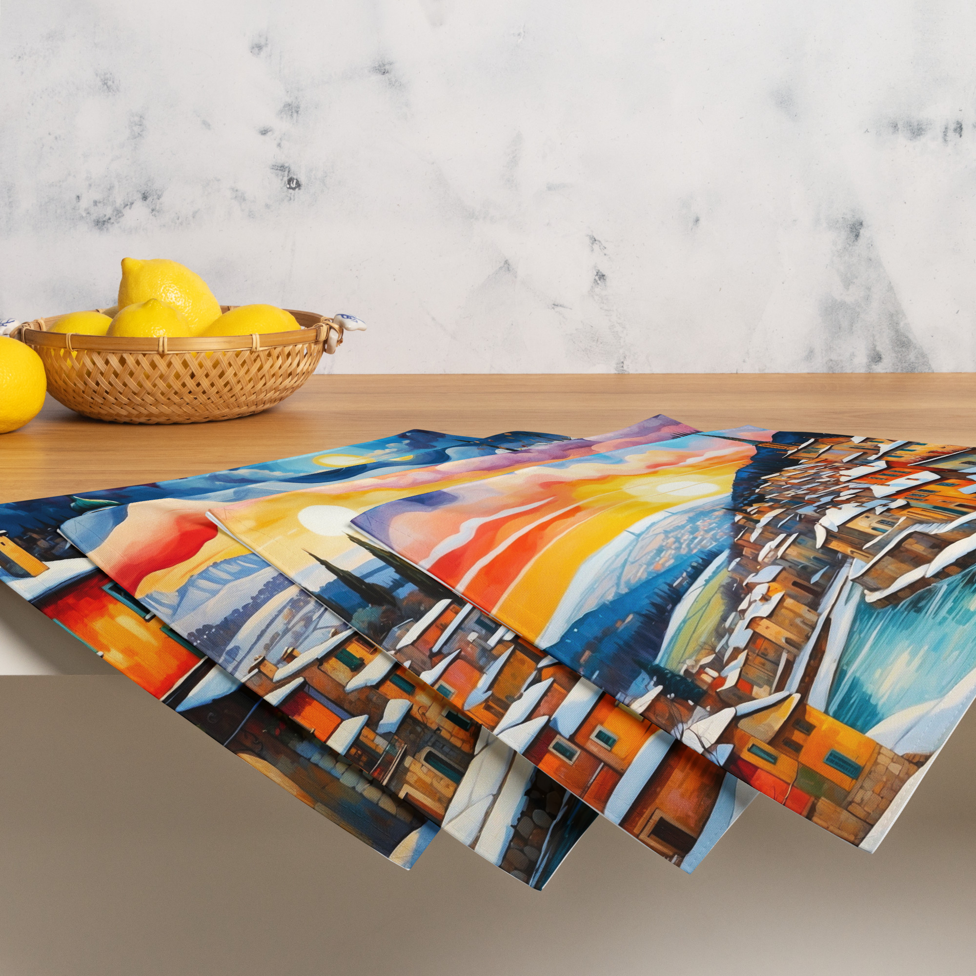 French Villages in Winter – Elegant Placemat Set 8 French Villages in Winter – Elegant Placemat Set - Image 8