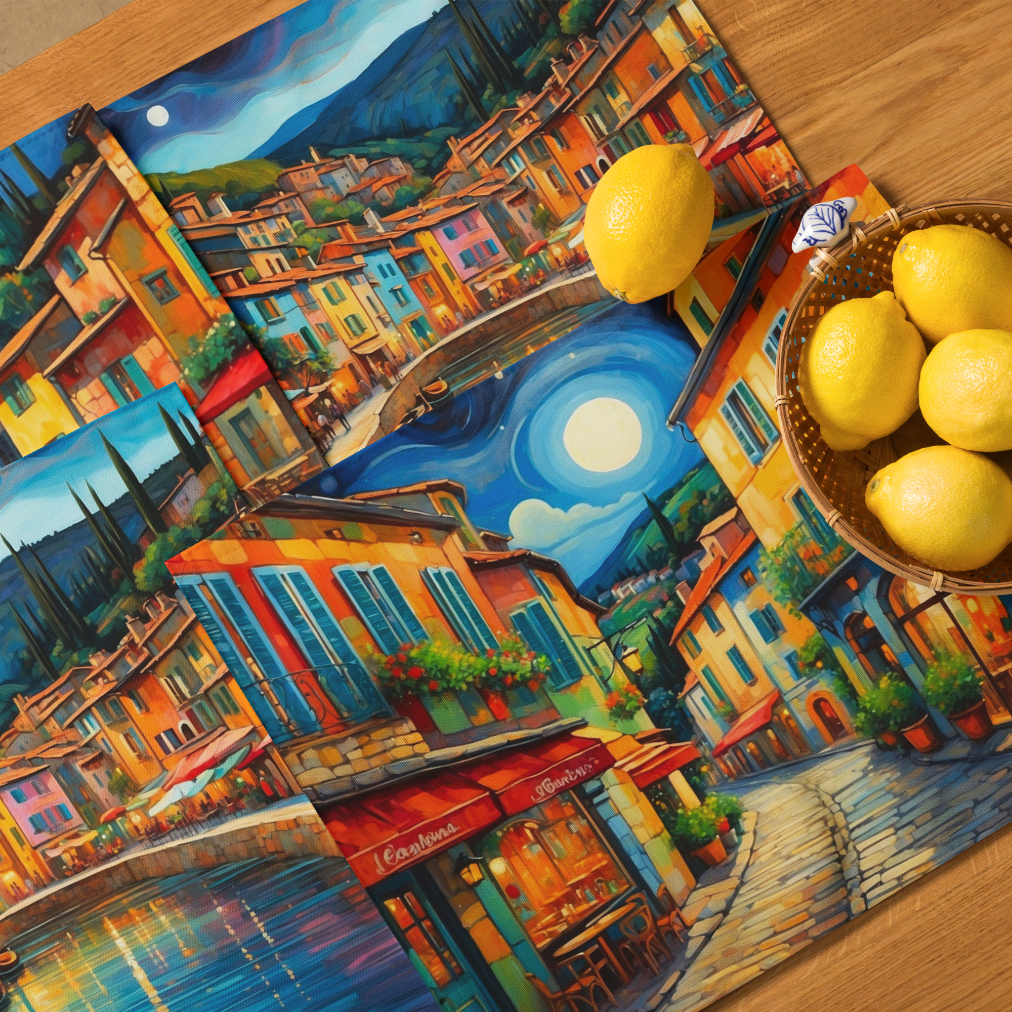 A Summer Evening in France – Elegant Placemat Set 9 A Summer Evening in France – Elegant Placemat Set - Image 9
