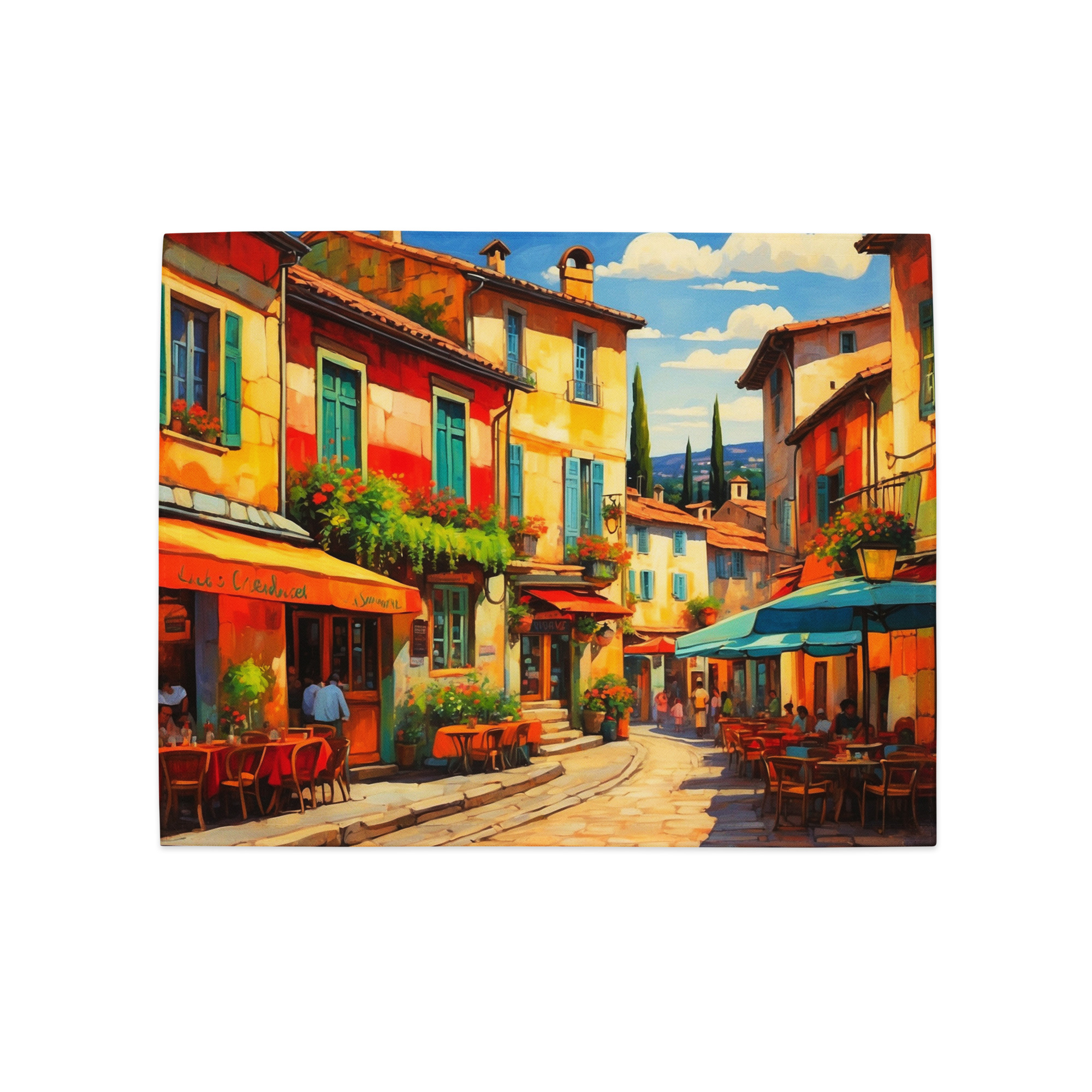 France in Summer – Colorful Placemat Set of 4 5 France in Summer – Colorful Placemat Set of 4 - Image 5